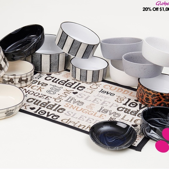 Vintage rare PETRAGEUS DESIGNS EXCLUSIVE hand crafted stone wear 🐶 bowl - Picture 5 of 17